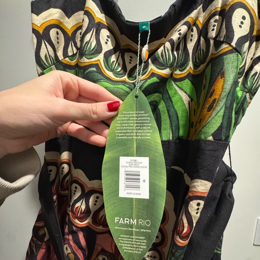 NWT FARM Rio Midi Dress - Picture 3 of 3